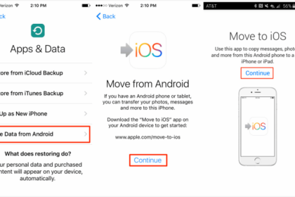 Cara pindah data dari iphone ke android