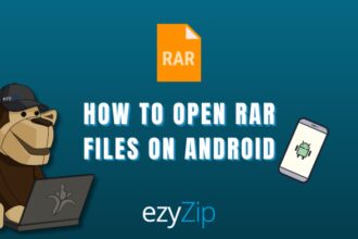 Cara membuka file rar di android