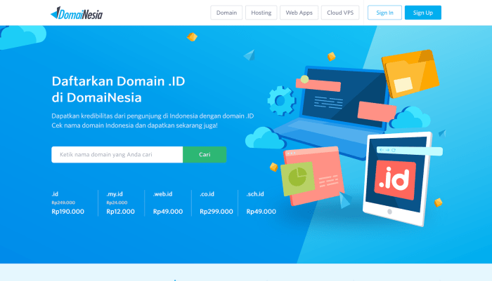 Promo domain id