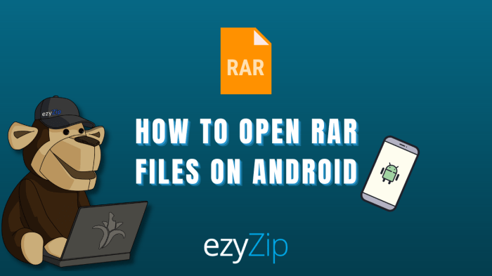 Cara membuka file rar di android