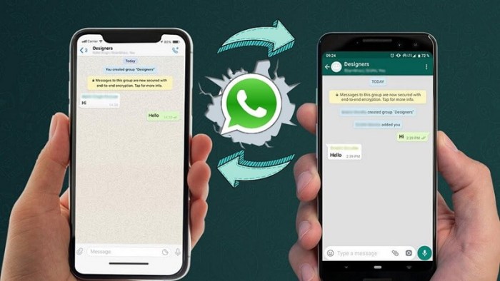 Cara transfer whatsapp android ke iphone