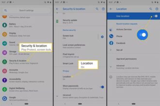 Cara setting lokasi di android