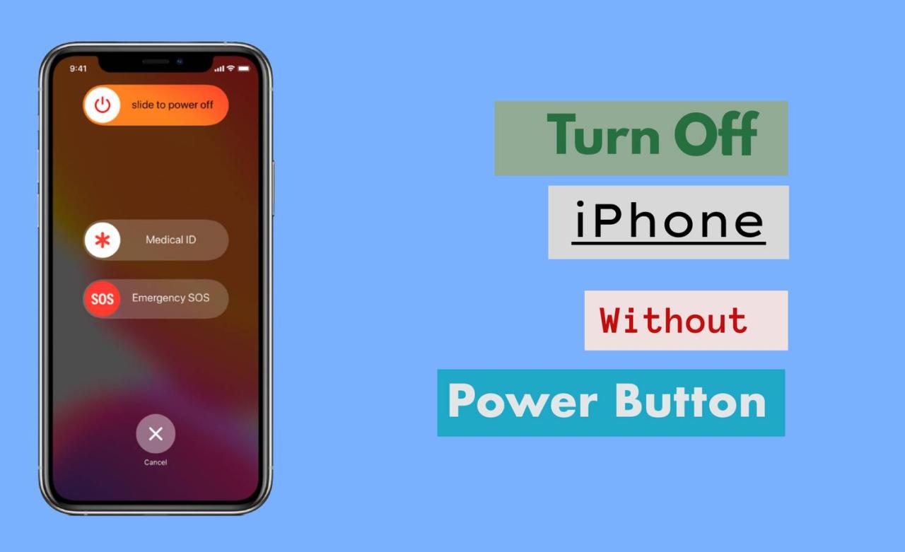 Cara mematikan iphone tanpa tombol power