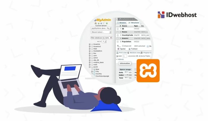 Tutorial membuat database dengan xampp