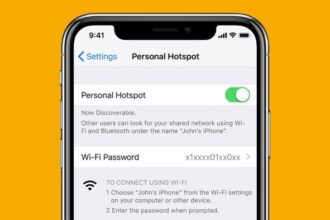 Cara hotspot iphone ke android