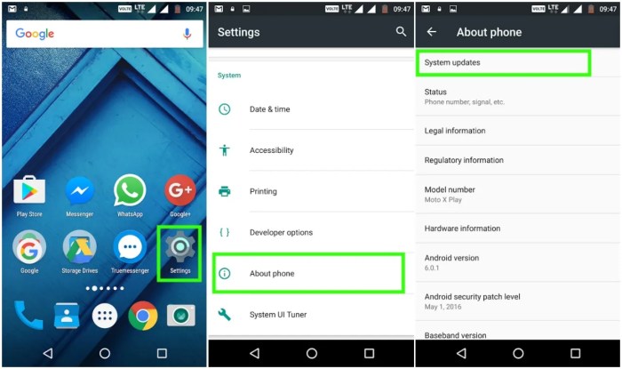 Cara update sistem android