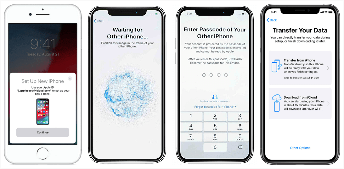 Cara transfer data iphone ke iphone