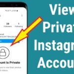 Cara melihat akun instagram yang di private android