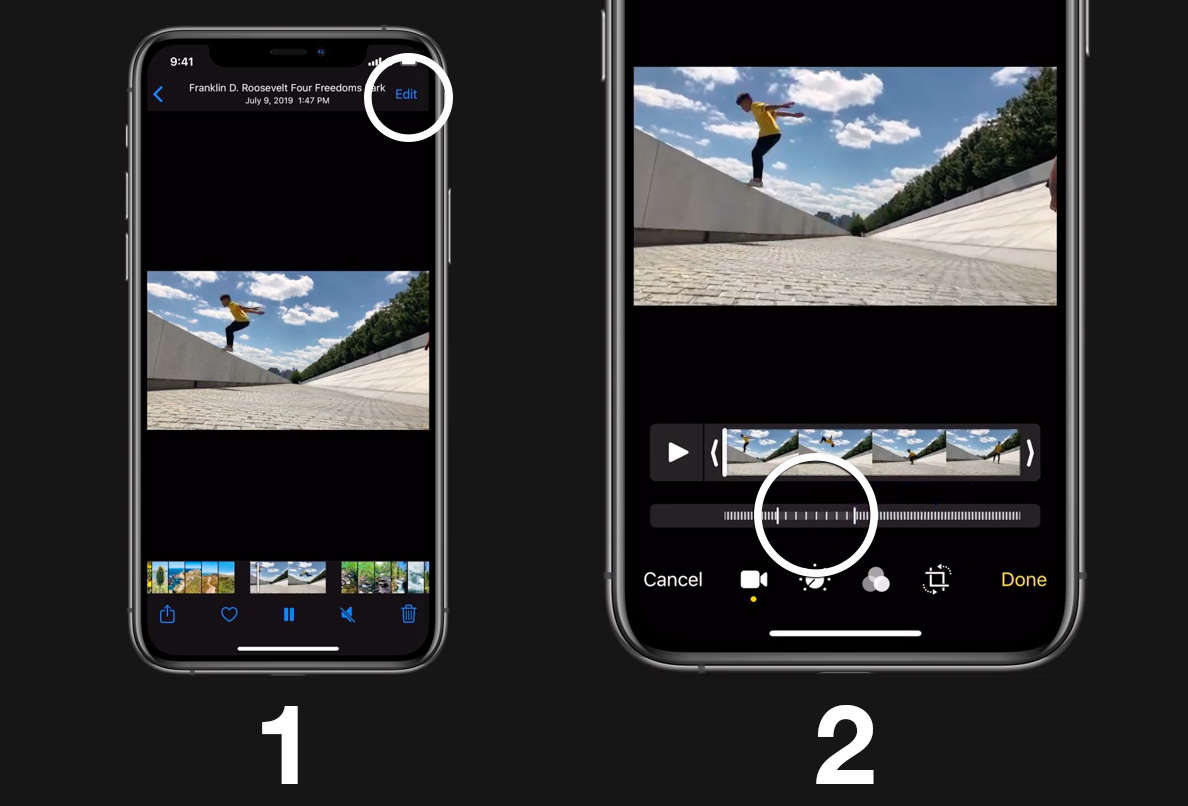 Cara edit mempercepat video di iphone