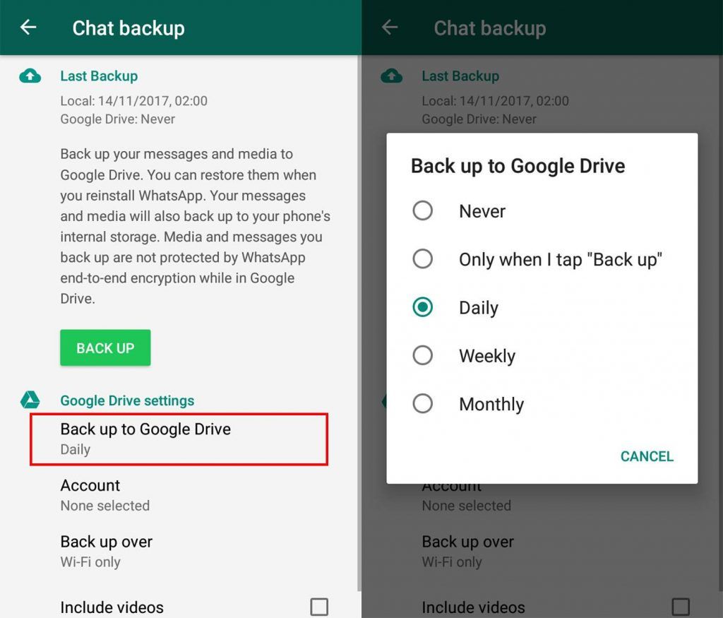 Cara backup whatsapp iphone ke google drive