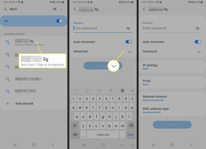 Cara setting wifi id seamless di android