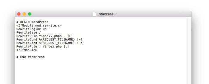 Htacess wordpress