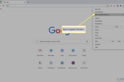 Cara menggunakan incognito window