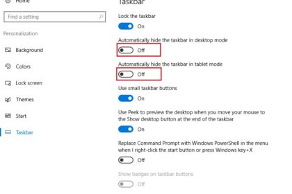 Cara menghilangkan taskbar windows 10