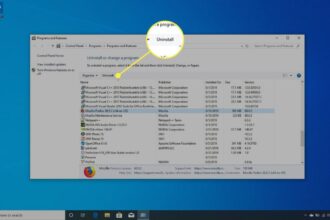 Cara uninstall aplikasi di windows 8