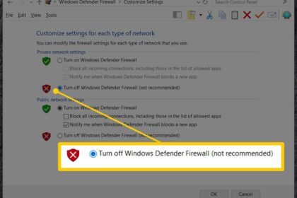 Cara menonaktifkan firewall windows 10