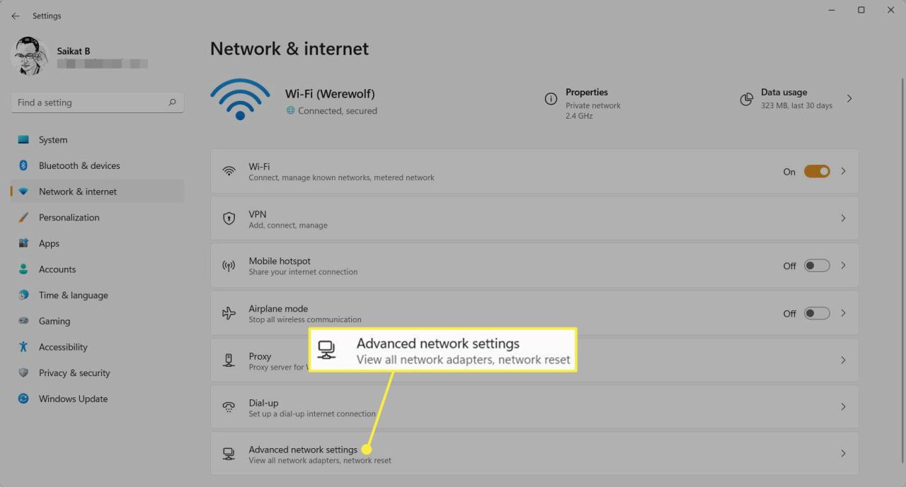 Cara melihat password wifi di laptop windows 8