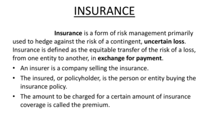 State of insurance