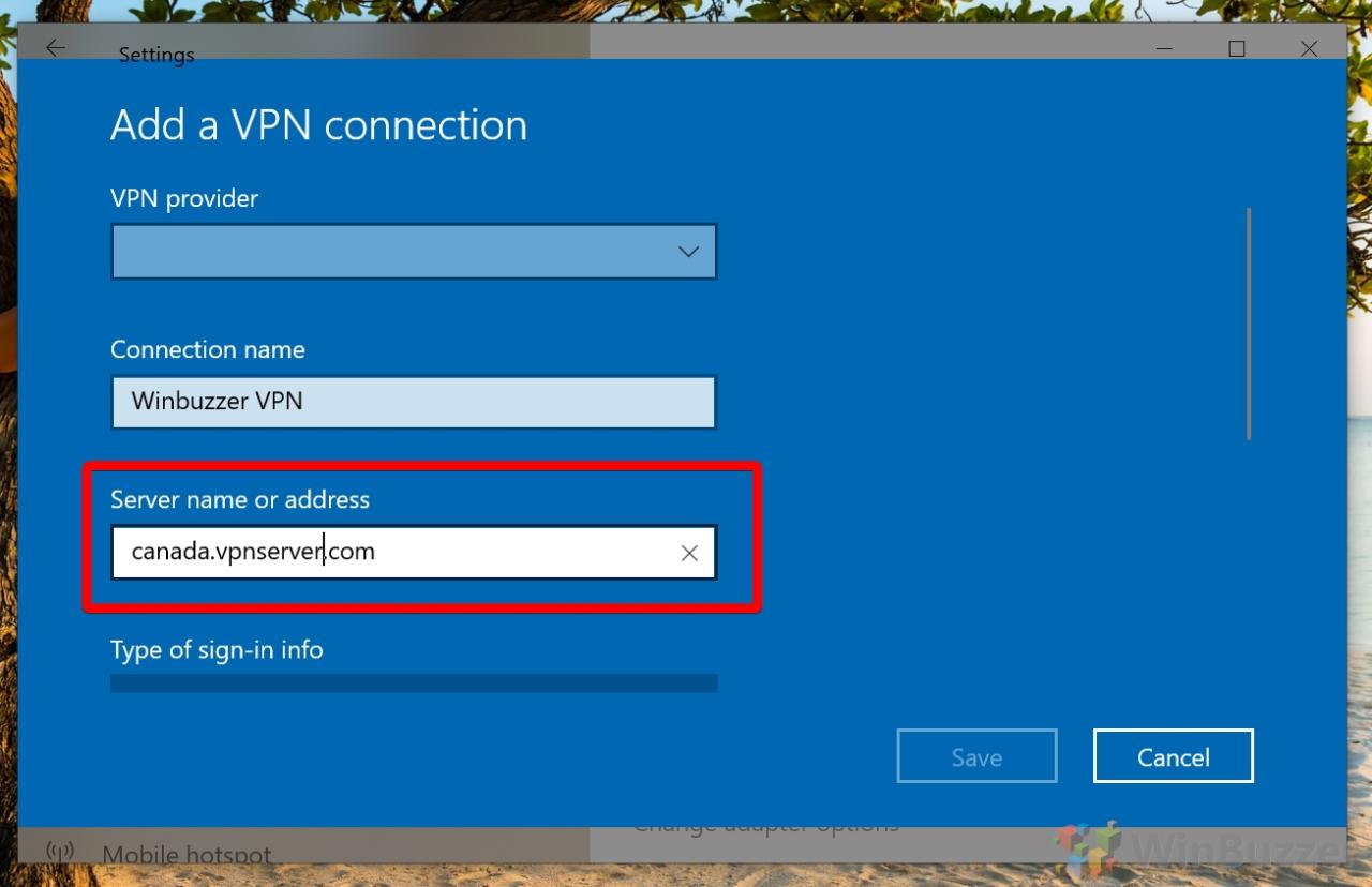 Cara membuat vpn server di windows 10