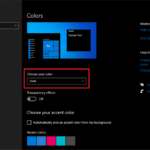 Cara merubah dark mode windows 10