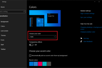 Cara membuat windows 10 dark mode