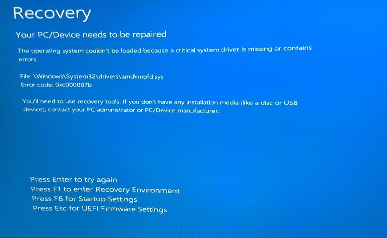 Cara mengatasi error 0xc00007b windows 10