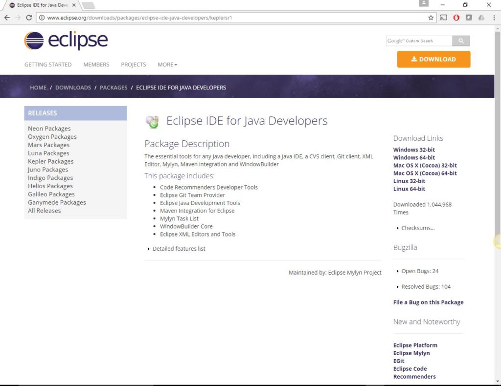 Cara menginstal eclipse di windows 10