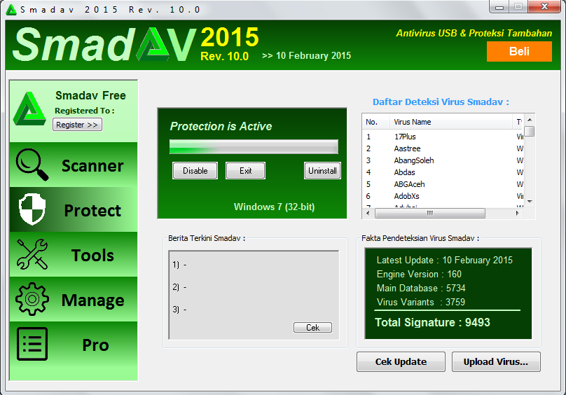 Smadav antivirus finished