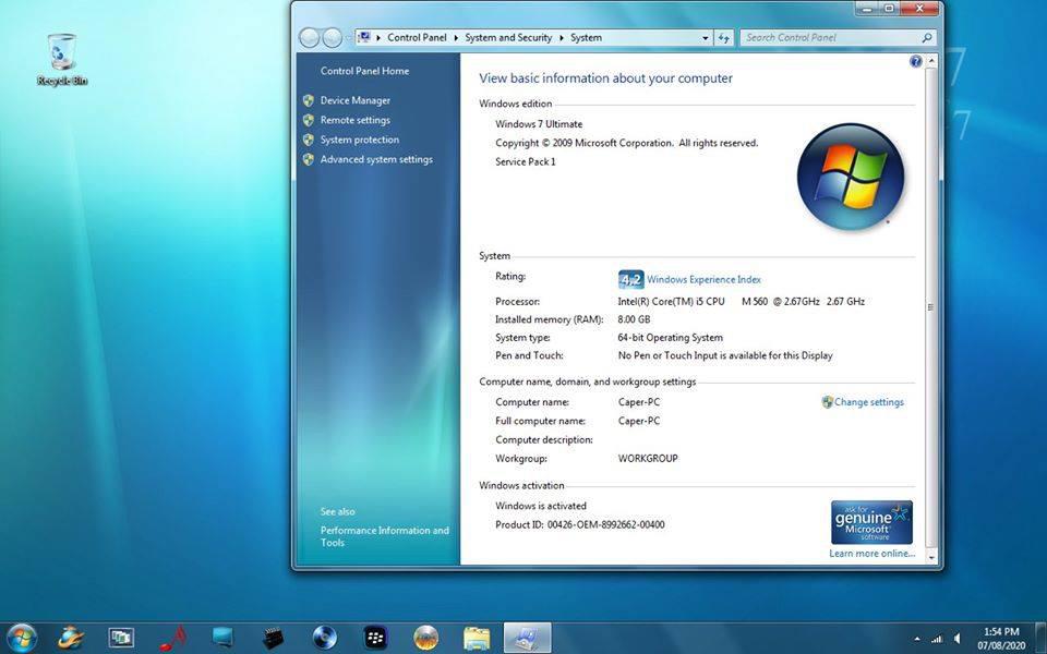 Cara menghilangkan build 7601 pada windows 7