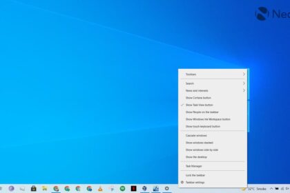 Cara memunculkan windows explorer di taskbar