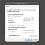 Cara mengganti pengaturan ip address secara manual di windows