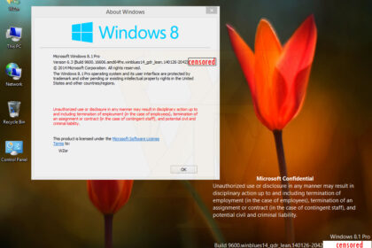 Cara menghilangkan windows 8.1 build 9600