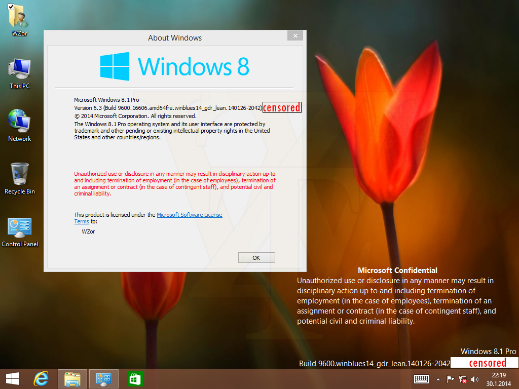 Cara menghilangkan windows 8.1 build 9600