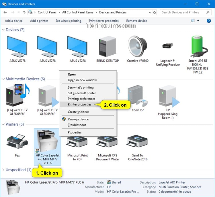 Cara sharing printer pada windows 10