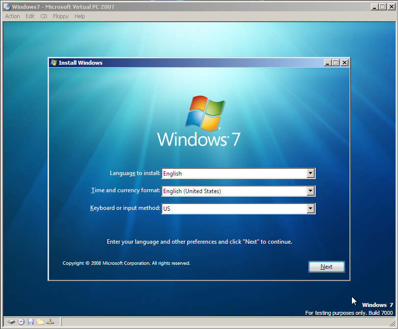 Cara install windows 7 dengan dvd