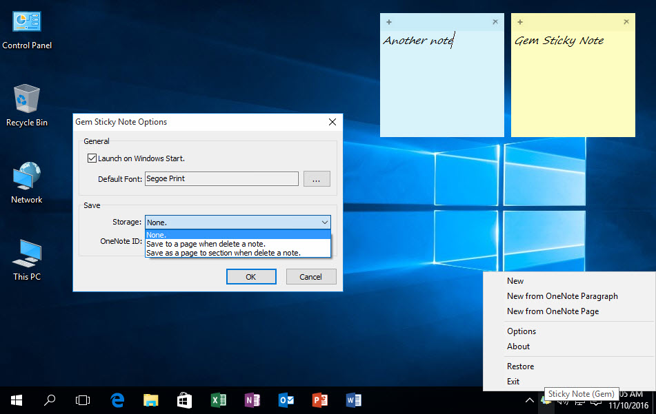 Cara membuat note di desktop windows 8