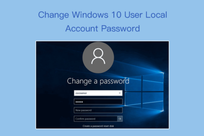 Cara merubah password windows 10