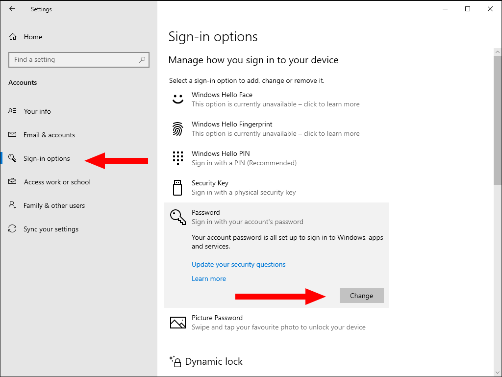 Cara menghilangkan password hint di windows 10