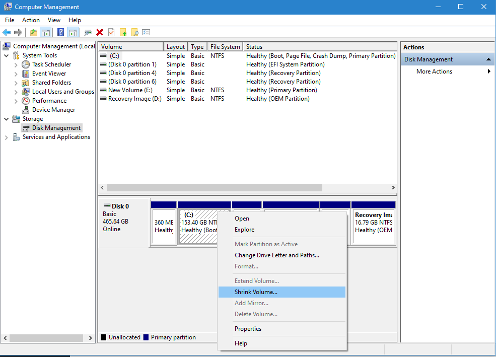 Partition windows create hard helios problem performance drives