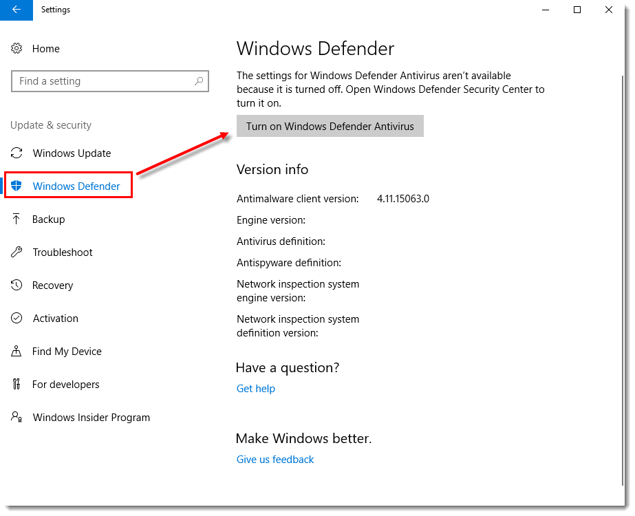 Cara mematikan windows defender windows 8.1