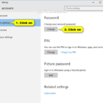 Password windows remove picture change add articles account microsoft related