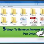 Cara menghilangkan virus shortcut di pc windows 7