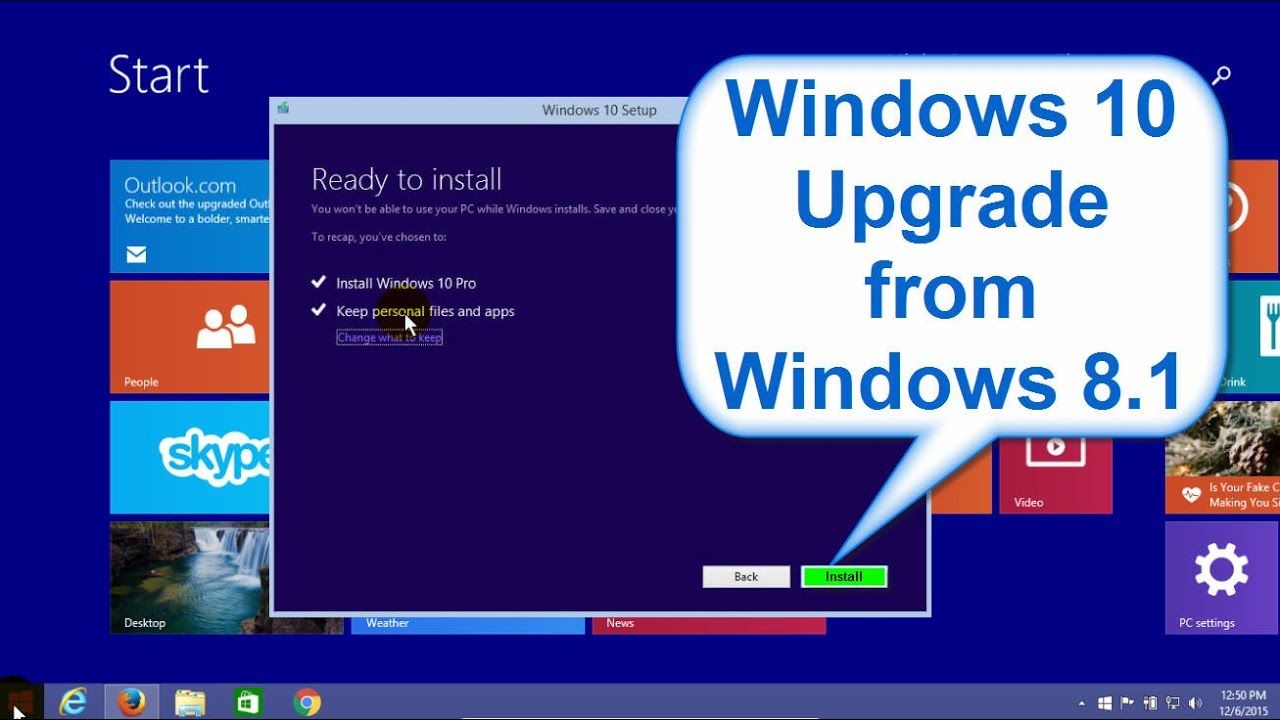 Cara upgrade windows 8.1 ke windows 10 dengan file iso