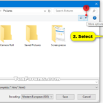 Layout folder windows change click views tutorials size tenforums dialogs