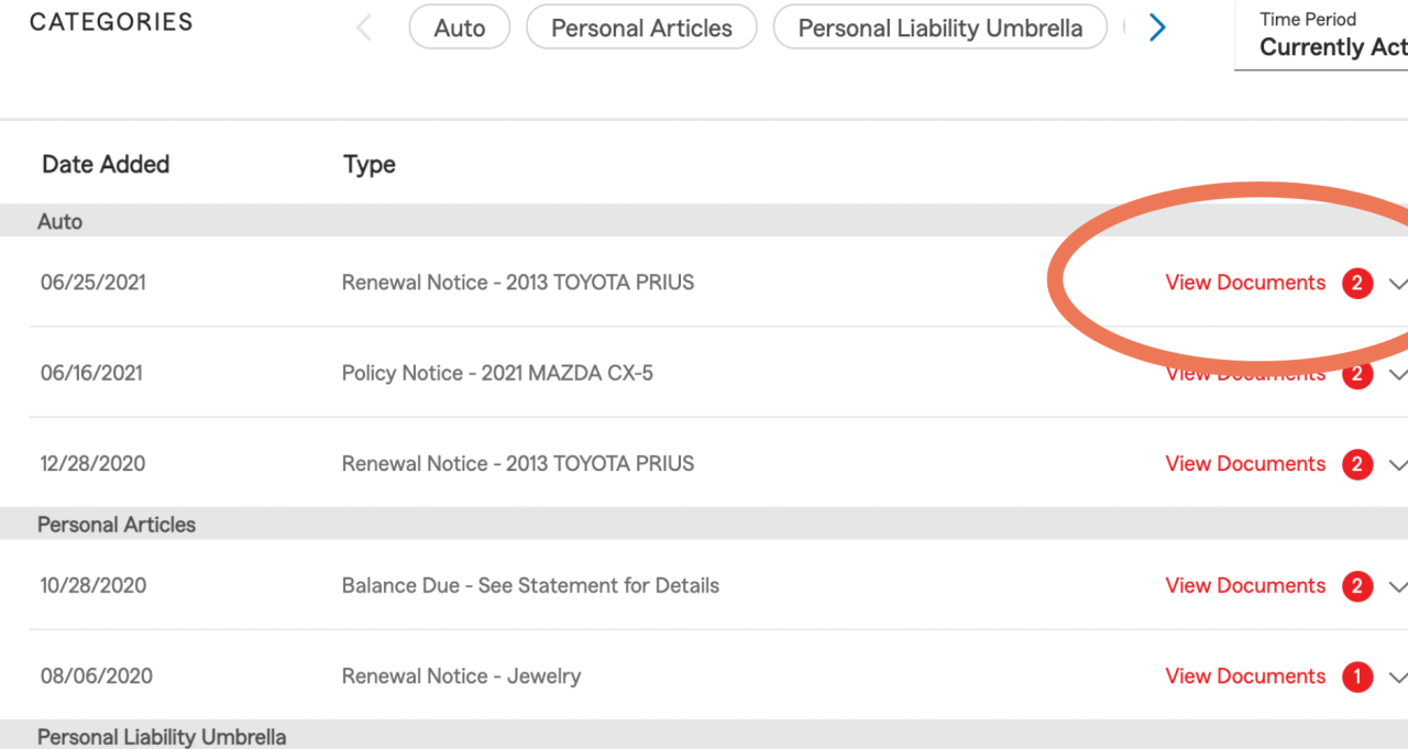 Car insured in another state