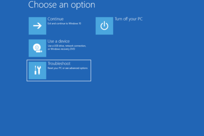 Windows recovery boot troubleshoot driver verifier failure refresh pc environment reset using disable options use advanced option forums tutorials enable