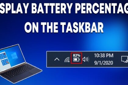 Cara menampilkan persentase baterai di laptop windows 10