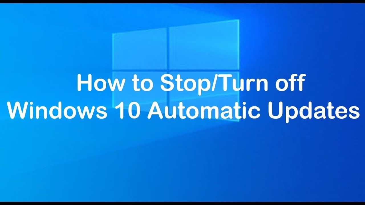 Bagaimana cara mematikan update windows 10