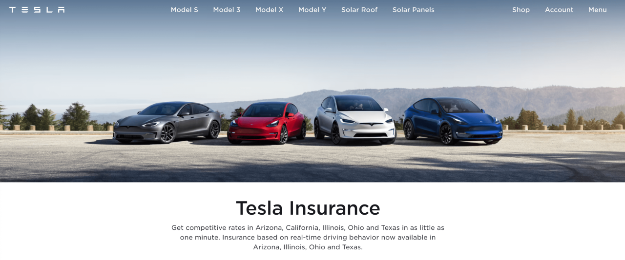 Tesla insurance washington state