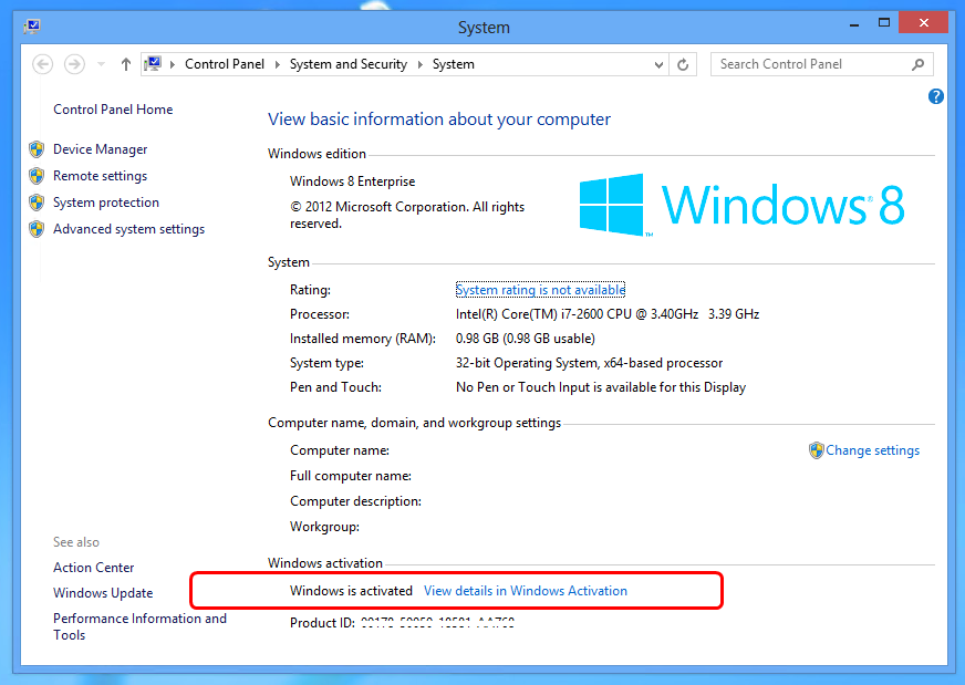 Cara aktivasi windows 8 enterprise evaluation